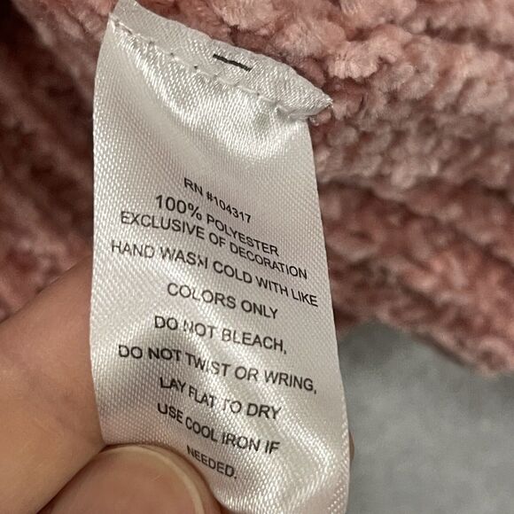 Derek Heart Plus Sweatshirt Knitted Hoodie Long Sleeve Women's 2XL Pink‎ - Picture 3 of 8